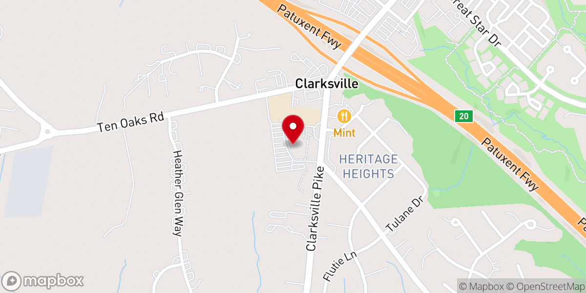 Map showing location of St. Louis Roman Catholic Church