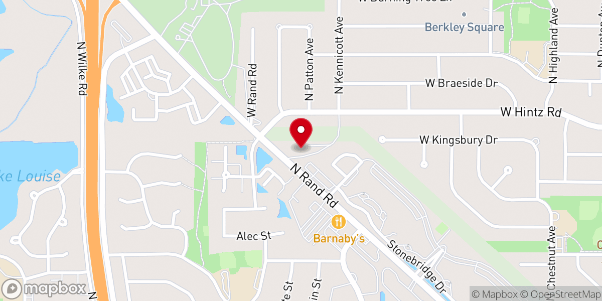 Map showing location of Cross & Crown Lutheran Church