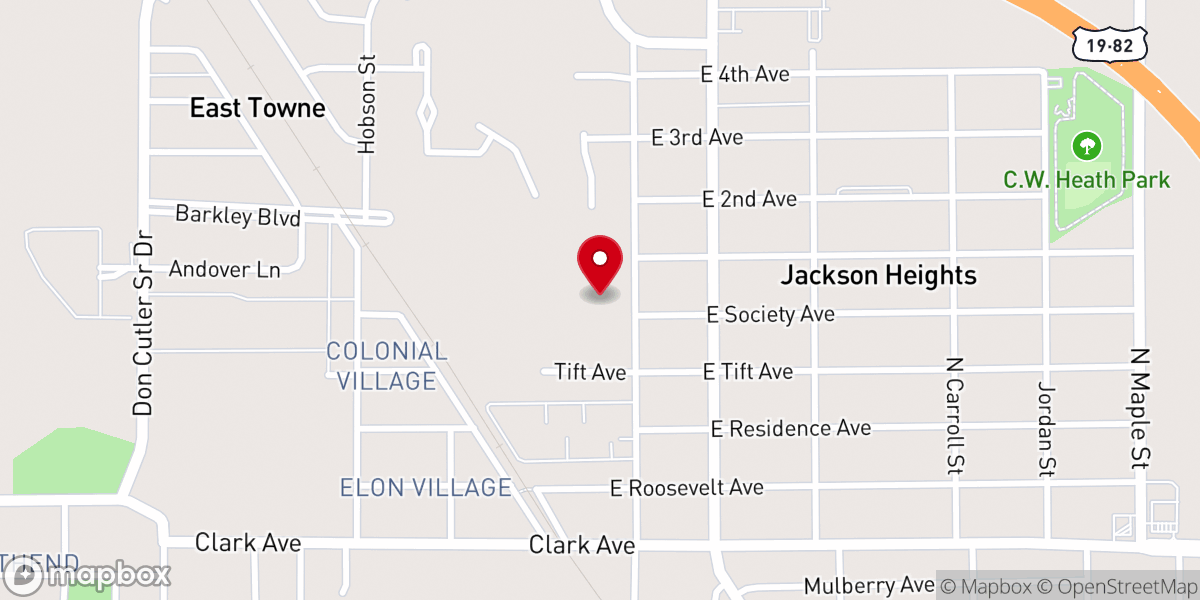 Map showing location of Harvest Kingdom Jubilee Ministries