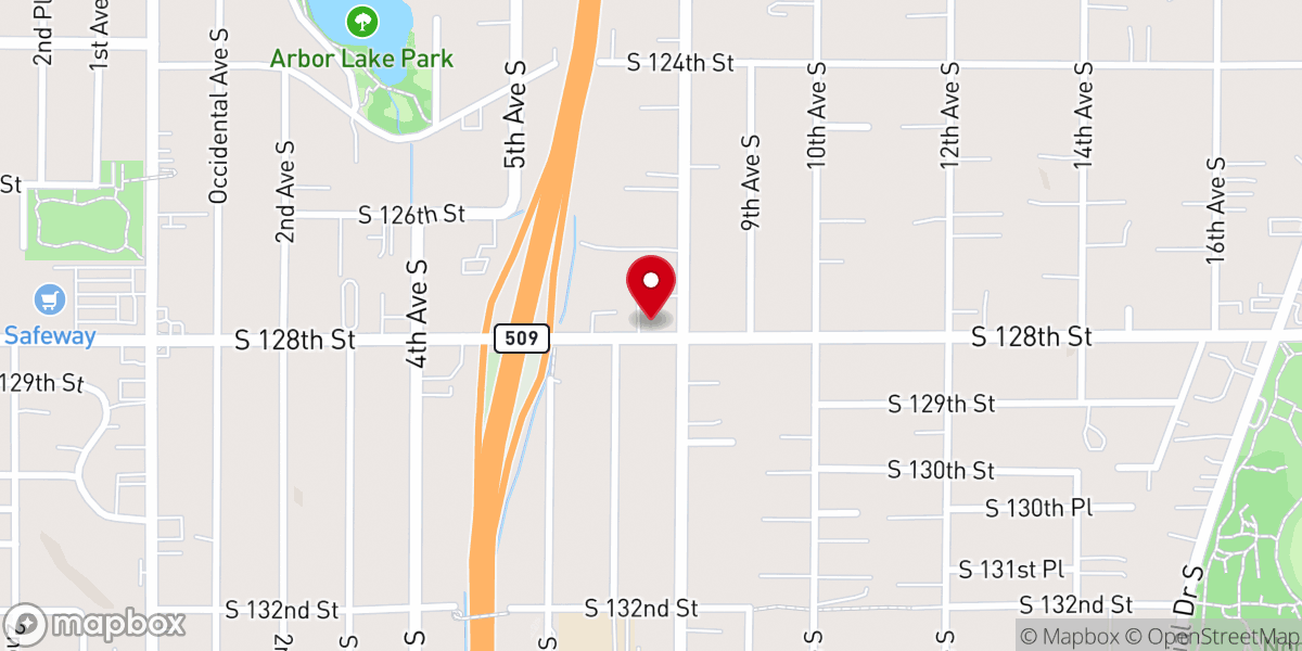 Map showing location of Christian Preschool of Atonement Lutheran