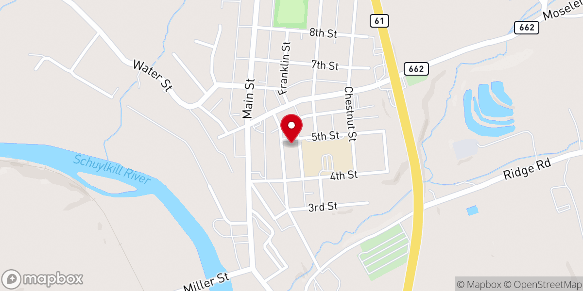 Map showing location of St Luke's Church
