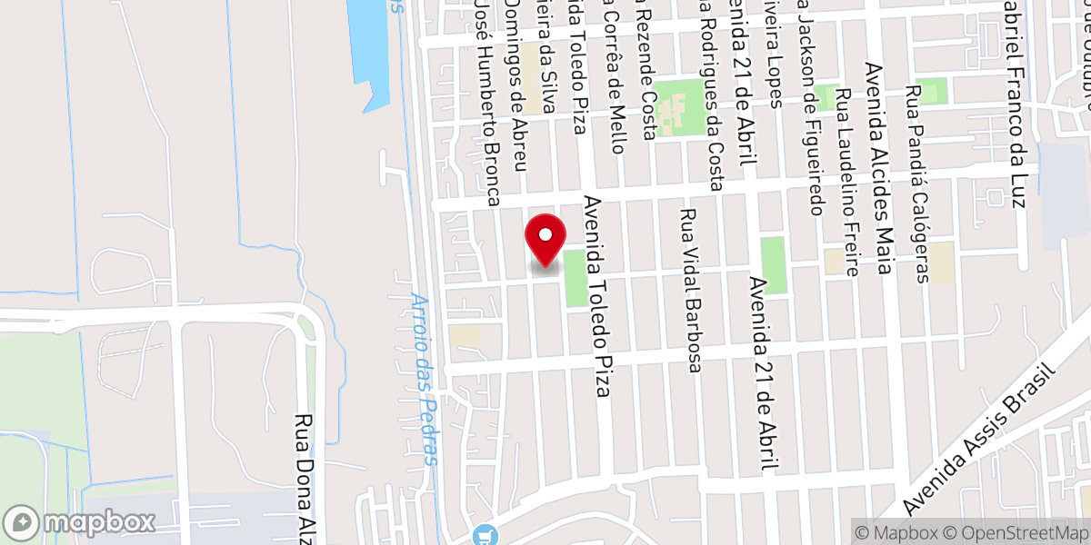 Map showing location of Igreja Pentecostal Deus É Amor - Vila Elisabeth