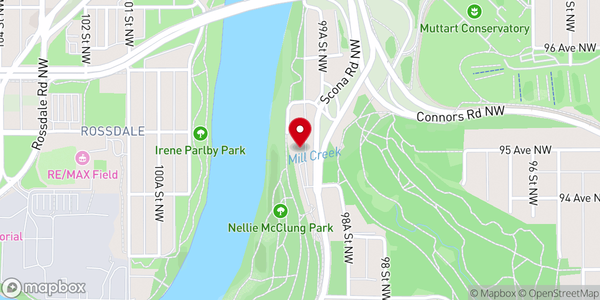 Map showing location of Bison Lodge