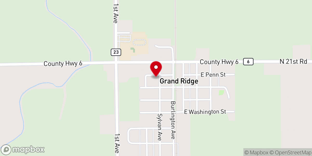 Map showing location of Omnist High Meadows Sanctuary