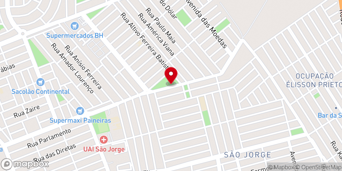 Map showing location of Paróquia Nossa Senhora do Carmo