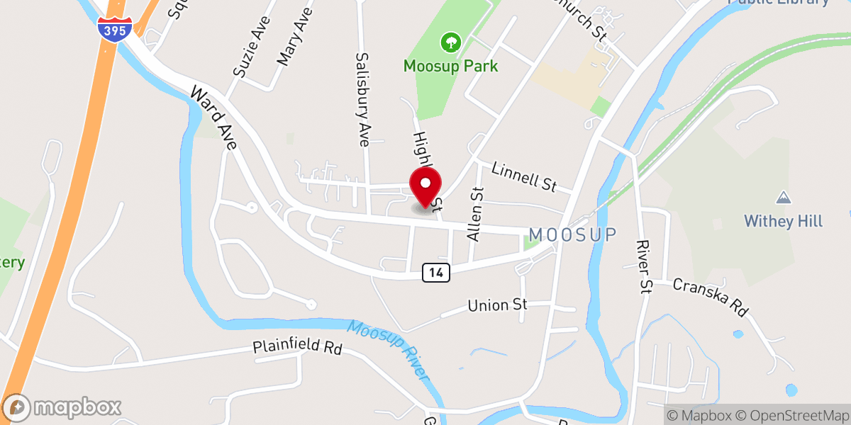 Map showing location of All Hallows School