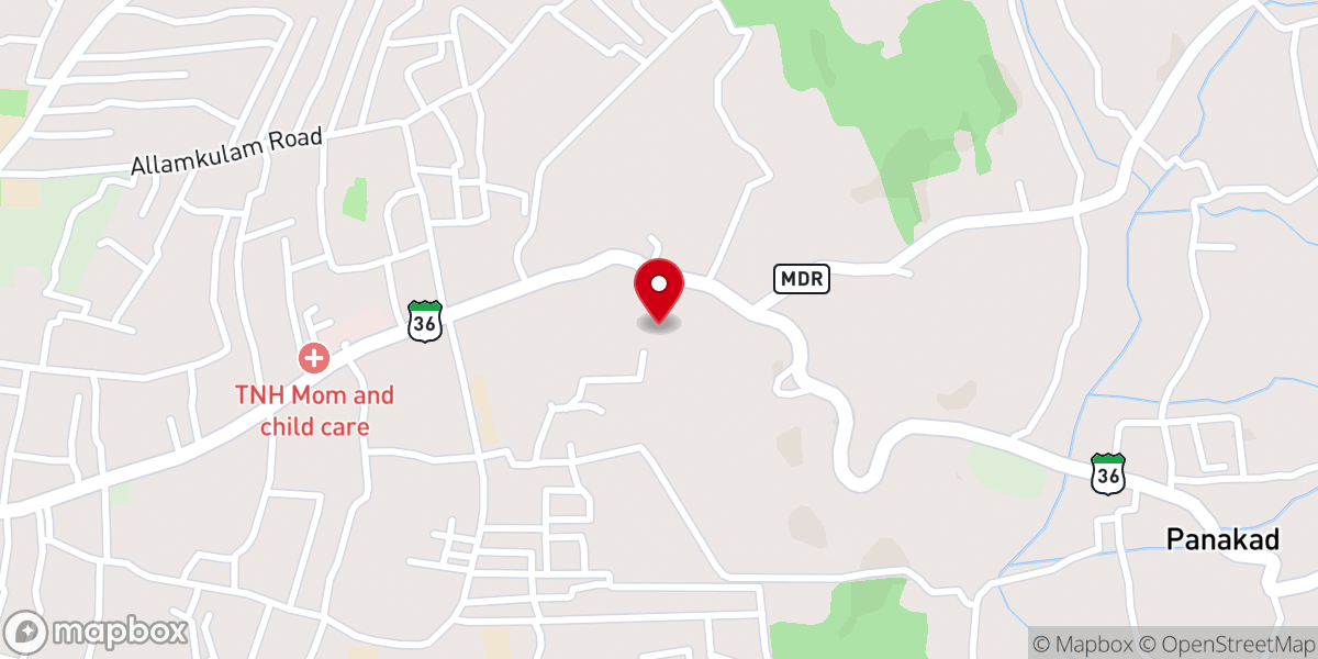Map showing location of ST GREGORIOUS ORTHODOX SYRIAN CHURCH
