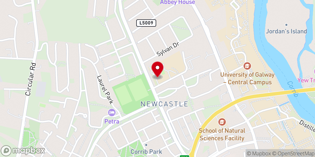 Map showing location of LIVING HOPE CHRISTIAN FELLOWSHIP - GALWAY (MALAYALAM / ENGLISH )