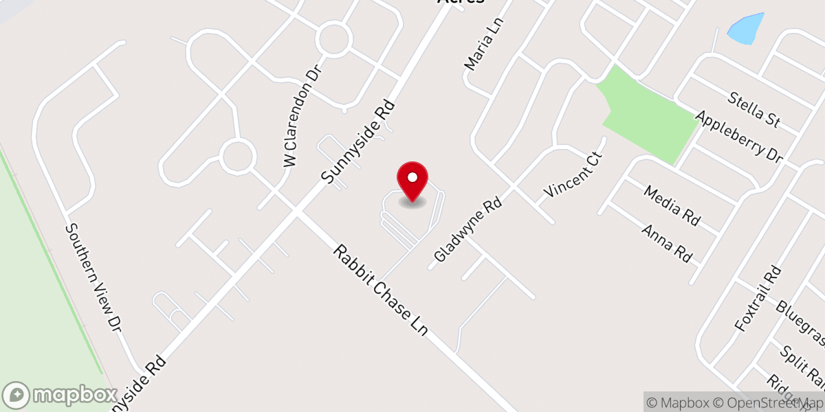 Map showing location of Trinity Church of Smyrna