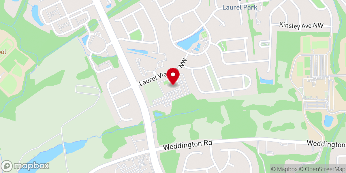 Map showing location of Crossroads Church