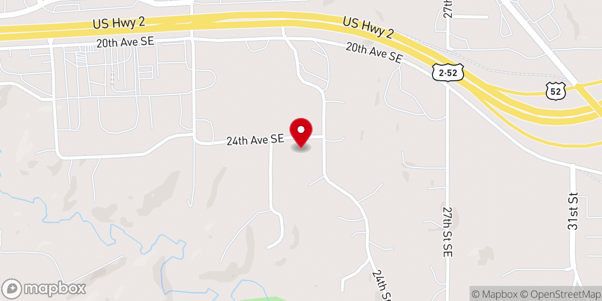 Map showing location of Southside Church of the Nazarene