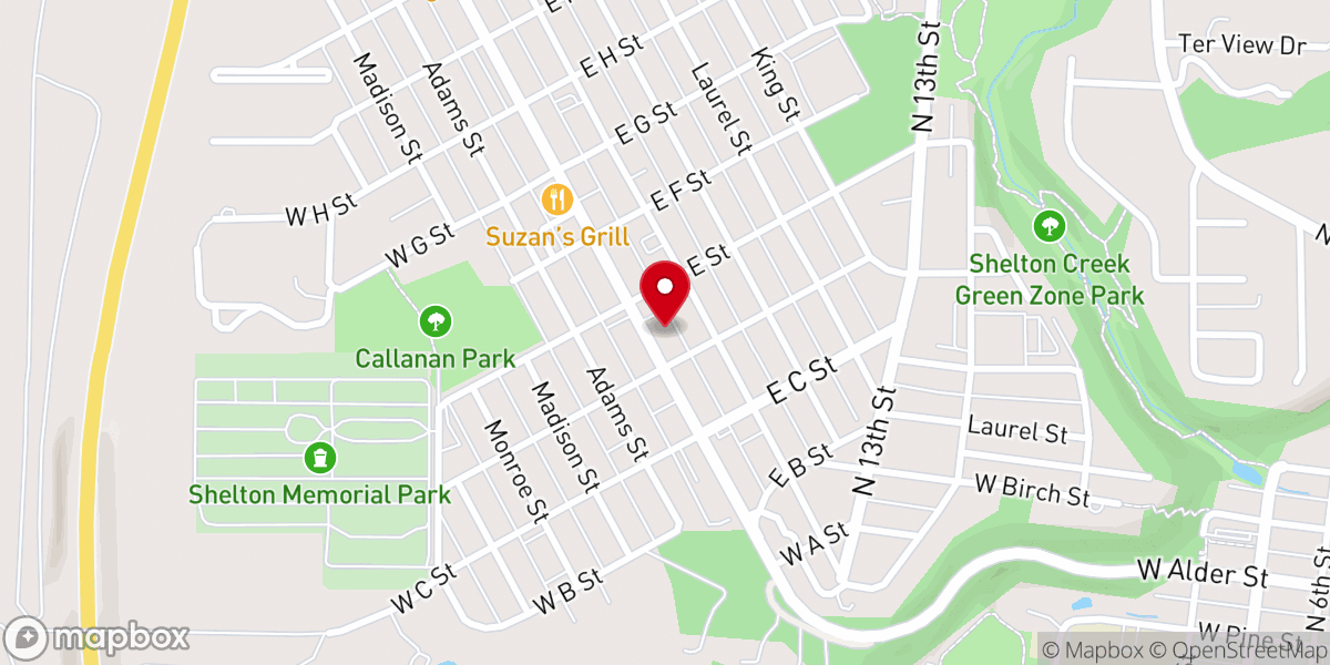 Map showing location of Catholic Community Services