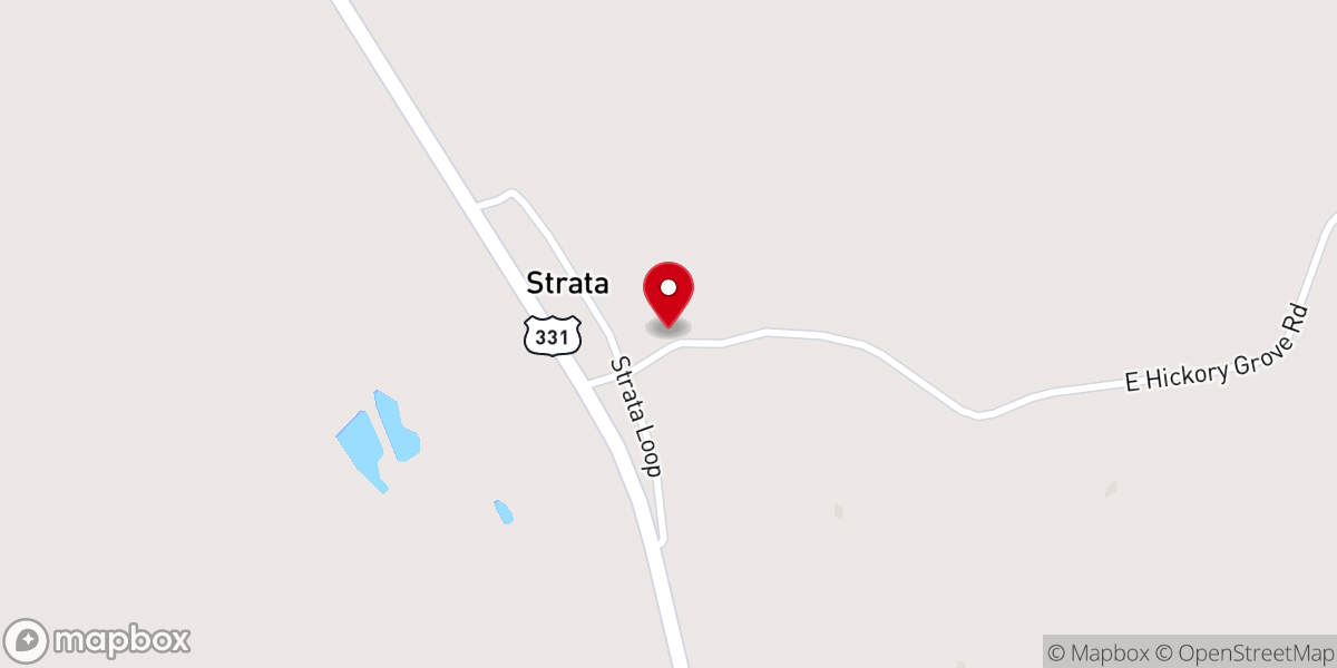 Map showing location of Strata Church