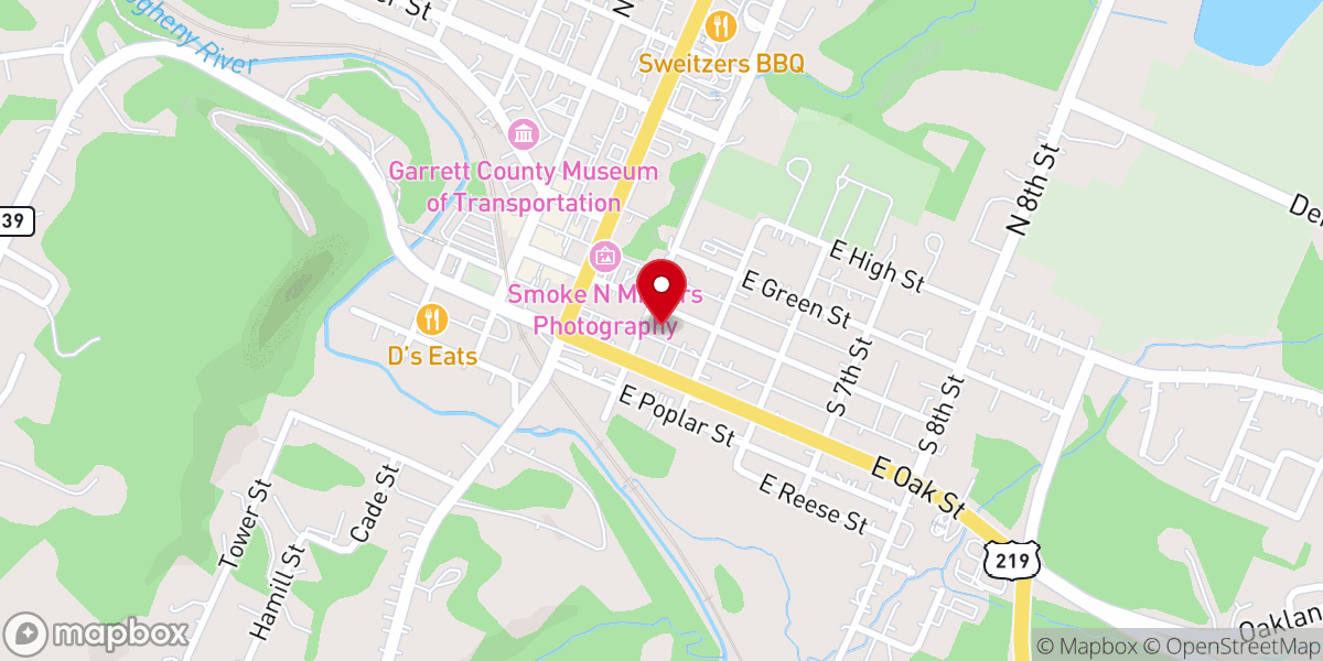 Map showing location of Saint Peter the Apostle Catholic Church