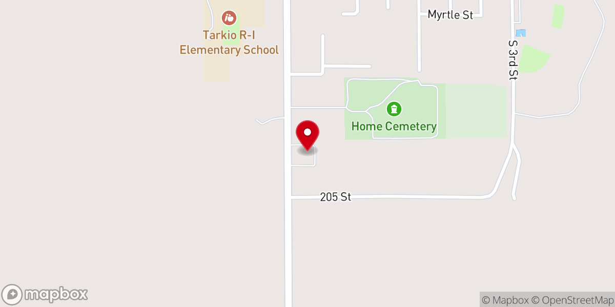 Map showing location of Scott Glenn