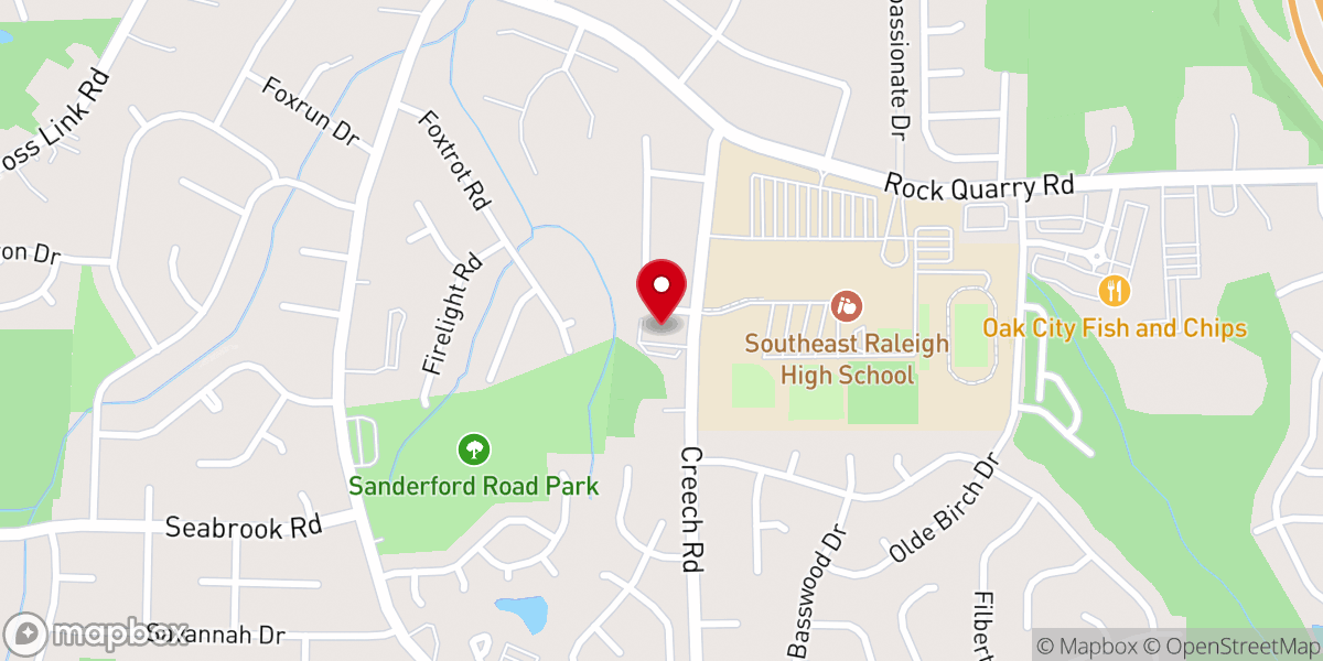 Map showing location of First Congregational Church