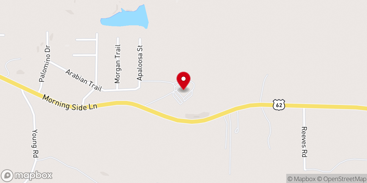 Map showing location of First Baptist Church