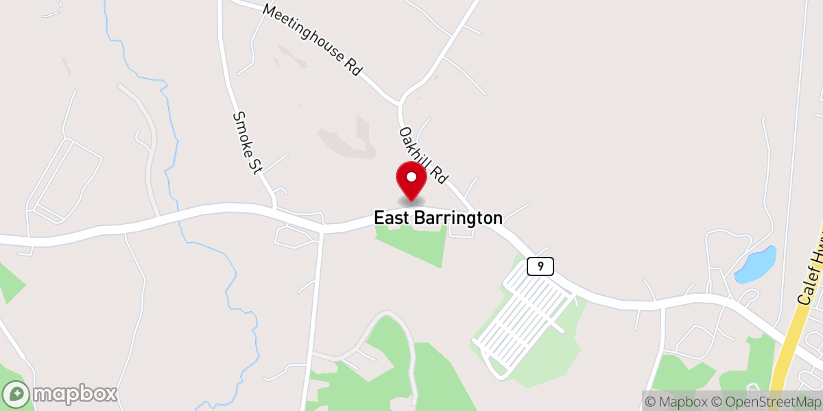 Map showing location of First Congregational Church