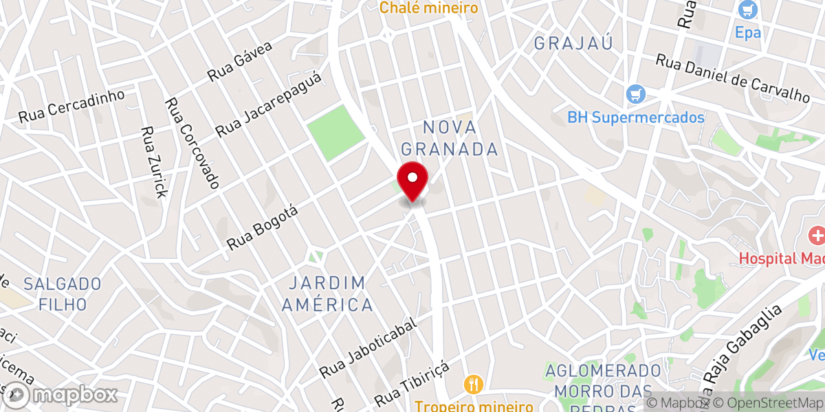 Map showing location of Igreja Pentecostal Chama Do Arrebatamento