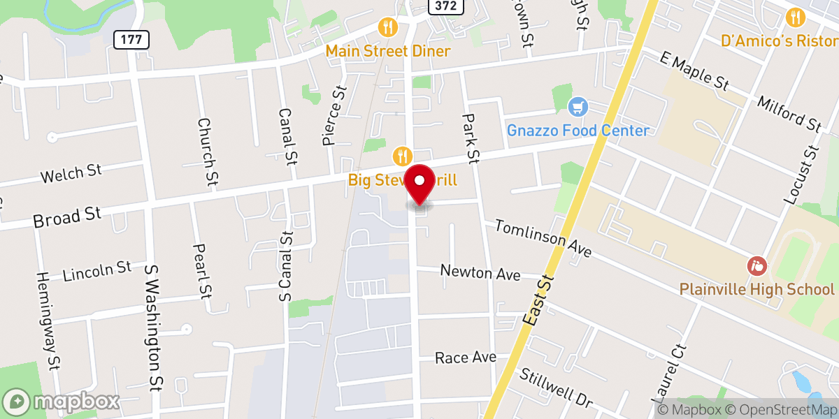 Map showing location of Apostolic Fellowship Church