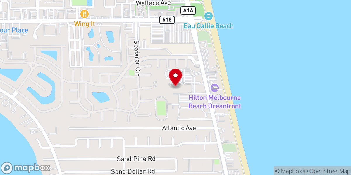 Map showing location of Holy Name Of Jesus Catholic Community