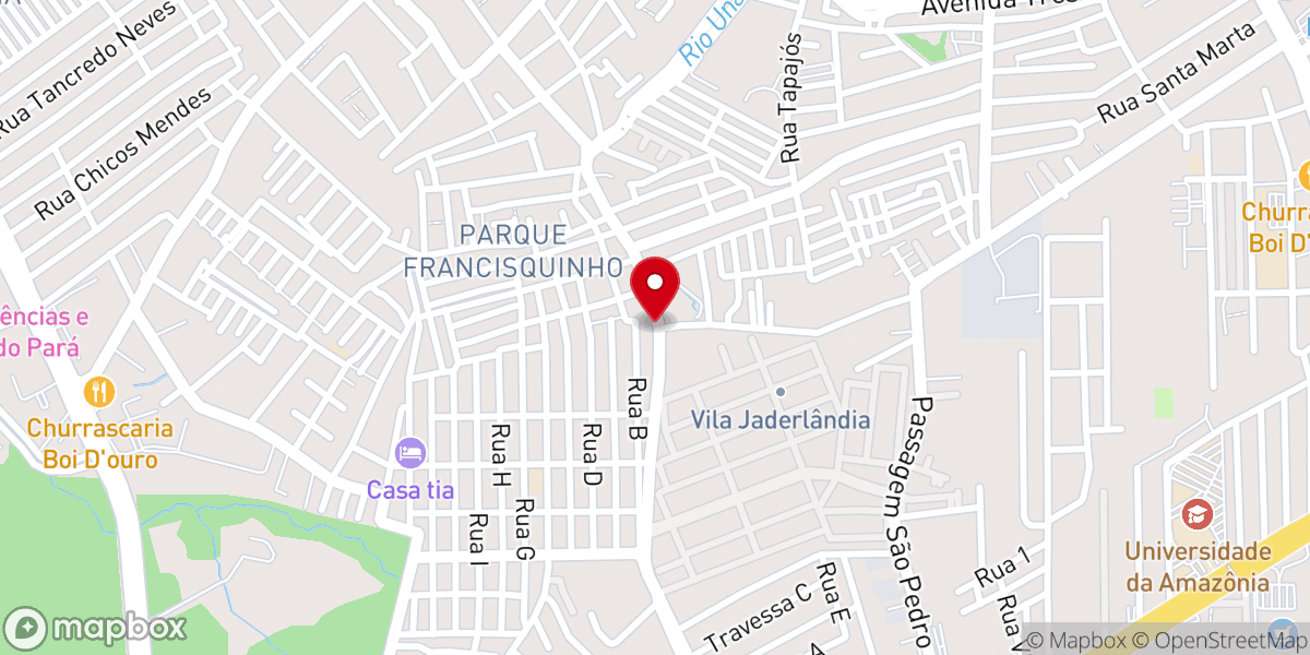 Map showing location of Assembleia de Deus dos Milagres em Ananindeua PÁ