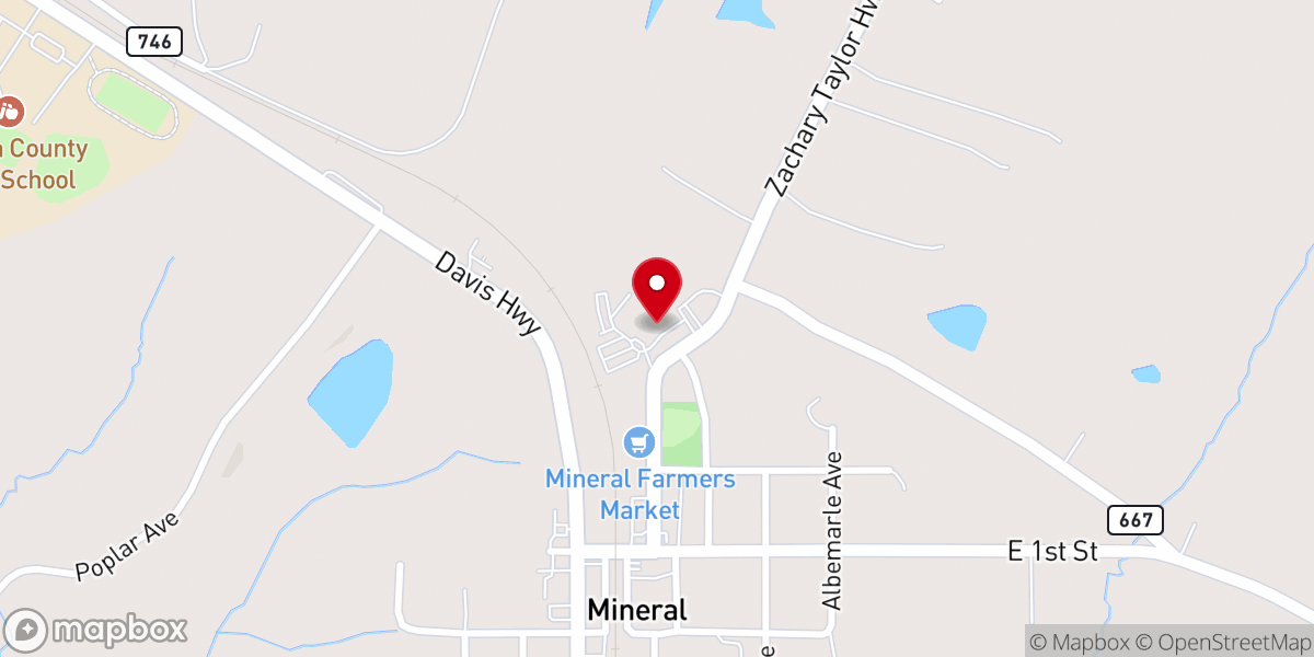 Map showing location of MBCArchery