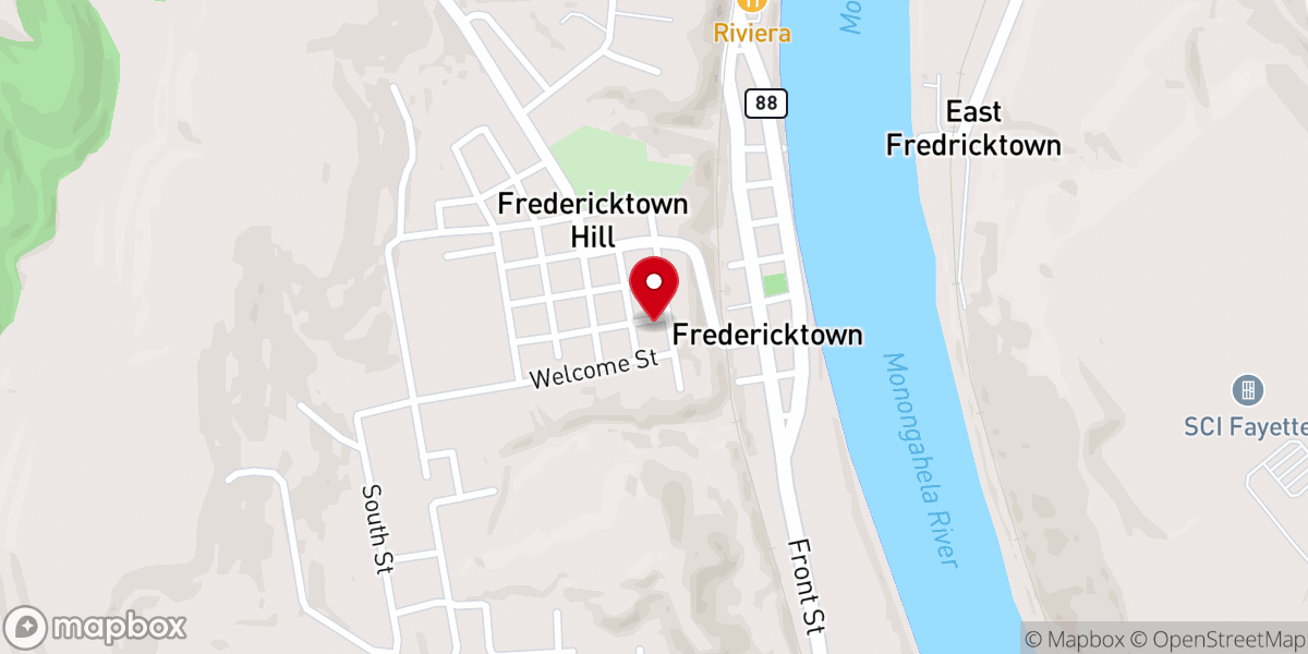 Map showing location of Pillar Of Faith Church