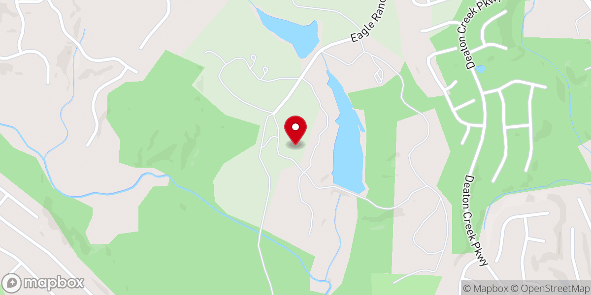 Map showing location of Eagle Ranch