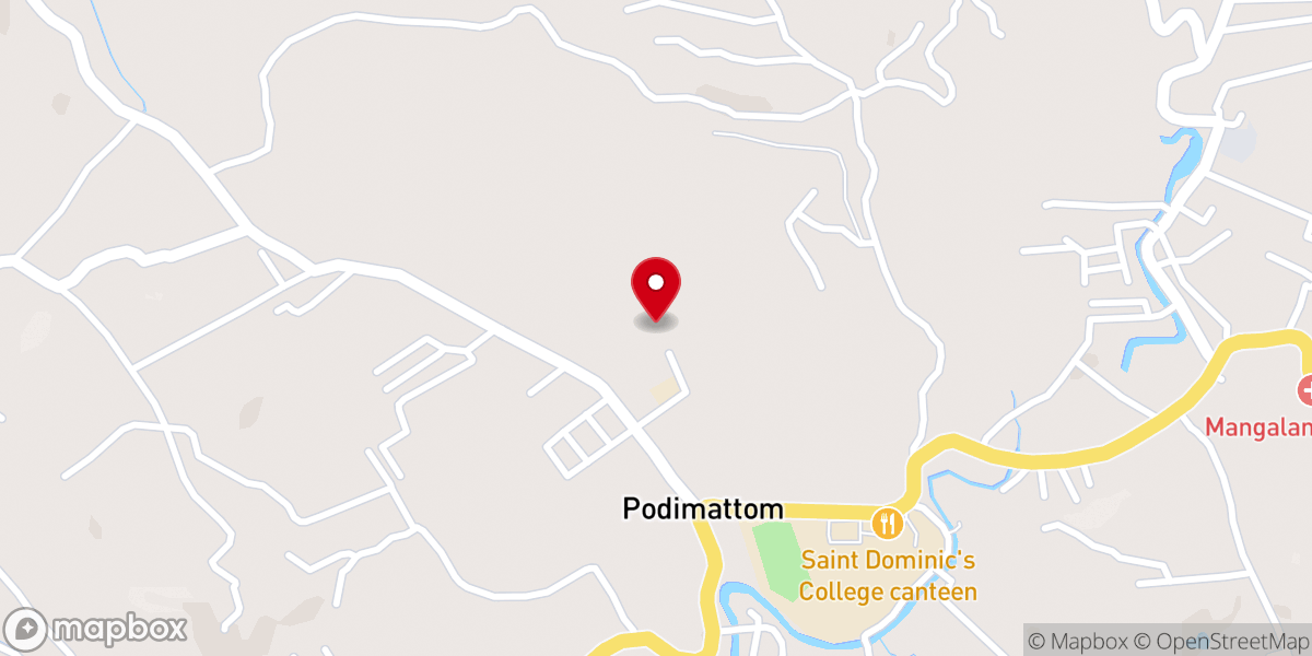 Map showing location of St. Joseph's Latin church