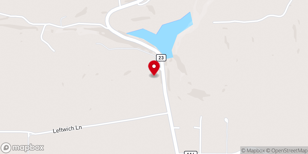 Map showing location of Lakeview Pentecostal Church