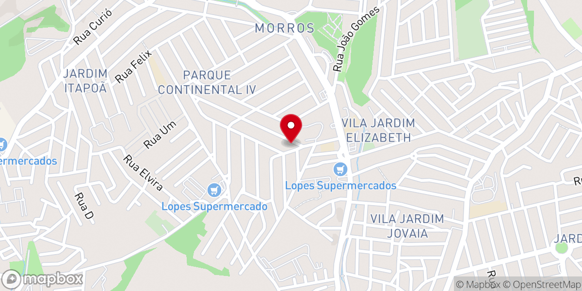 Map showing location of Paróquia São João Batista