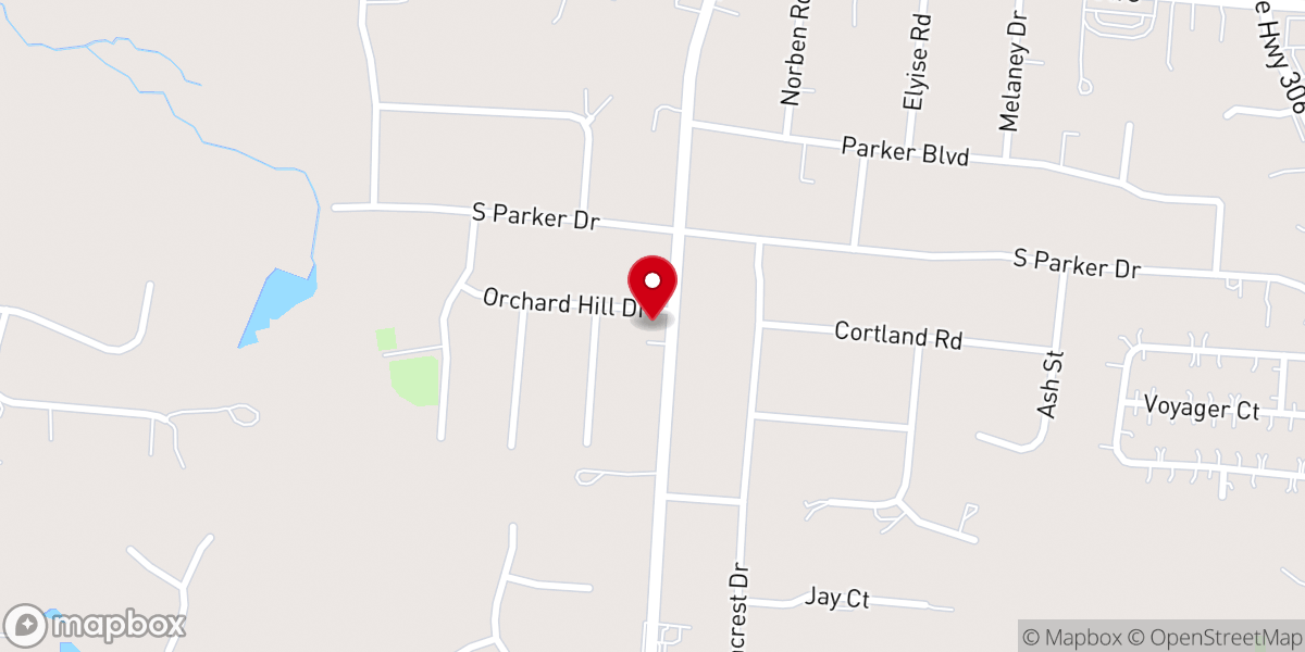Map showing location of Congregation Netzach Yisroel
