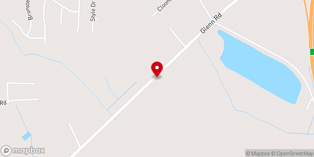 Map showing location of Mt Hebrew AME Zion Church