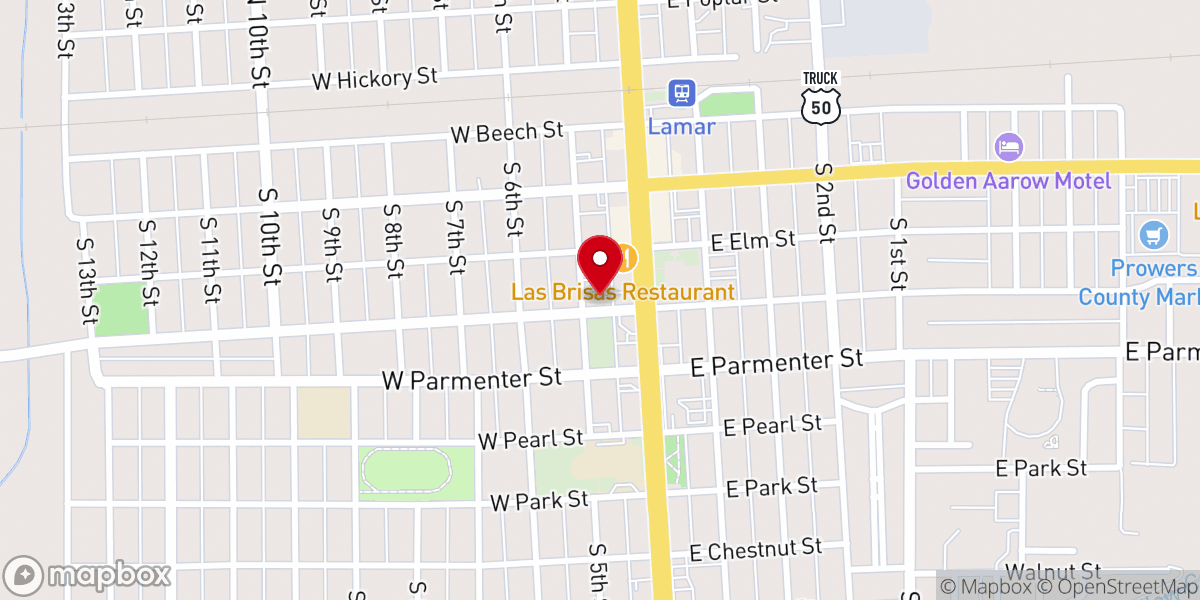 Map showing location of Victory Life Church
