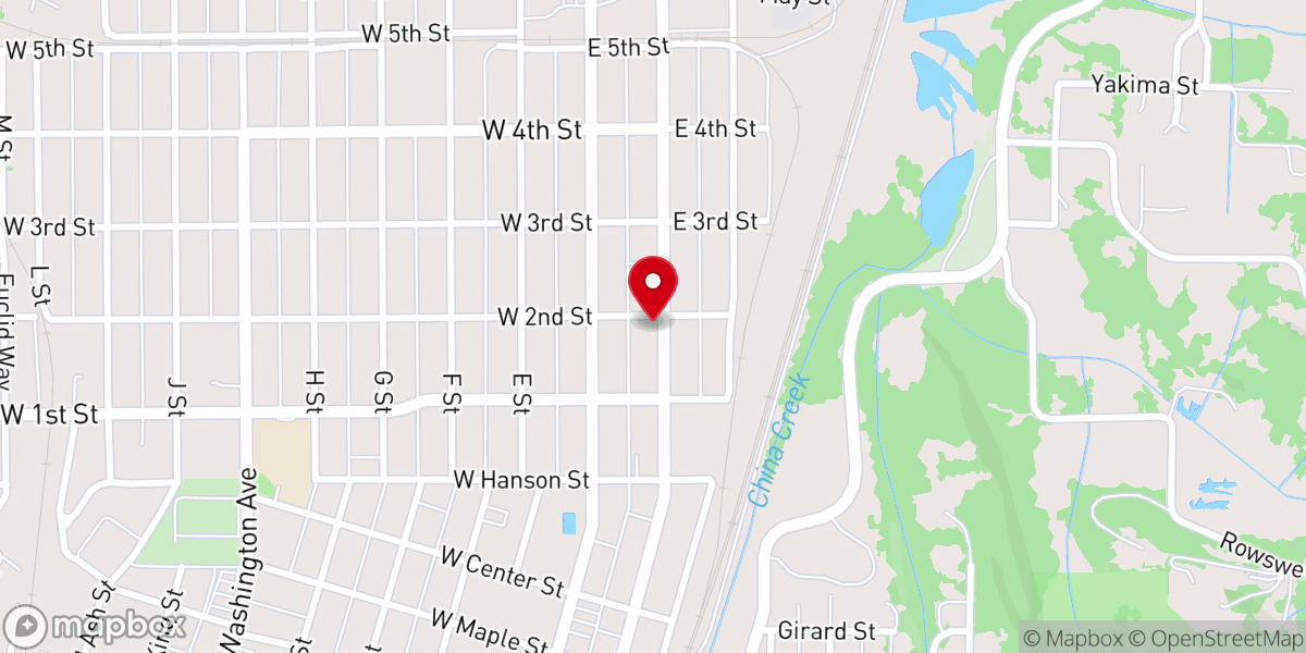 Map showing location of Gather Community Services