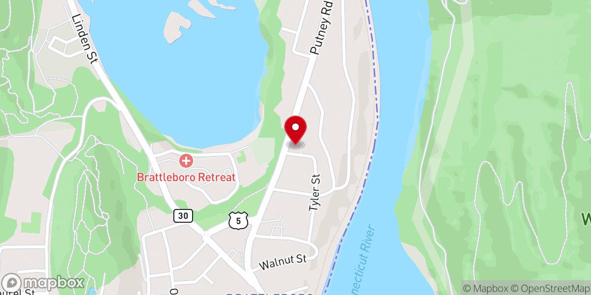 Map showing location of Saint Michaels Episcopal Church