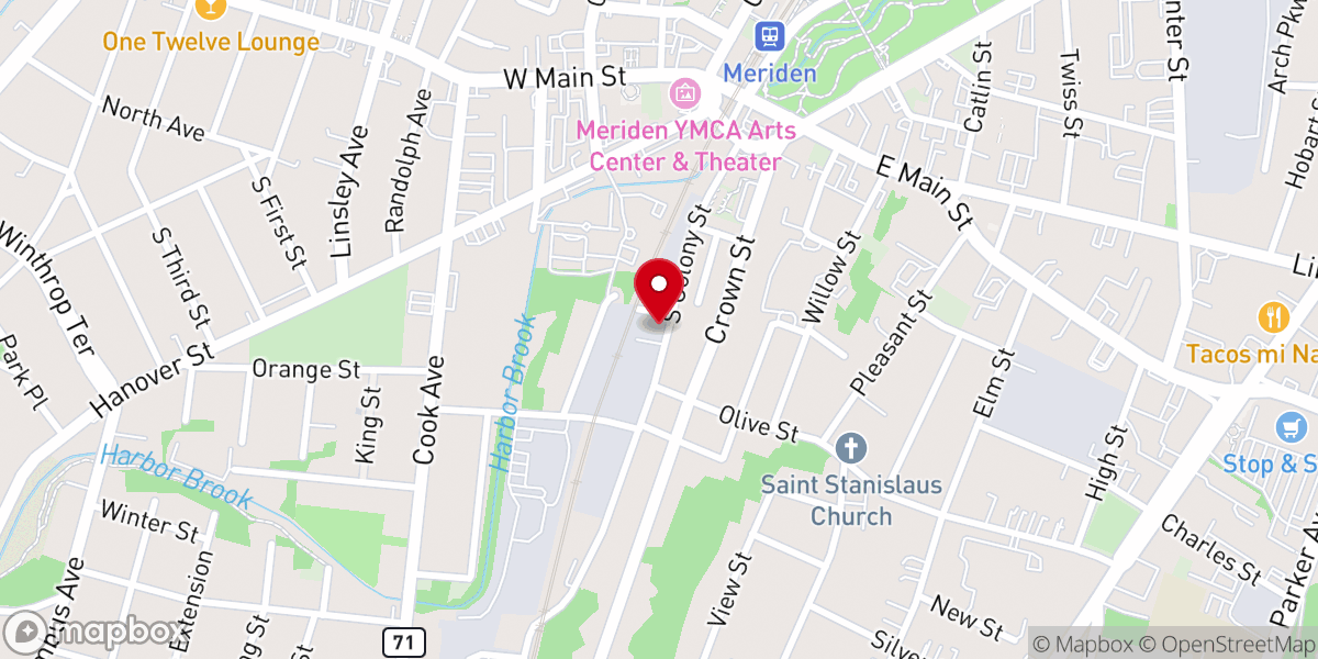 Map showing location of Church of Restoration