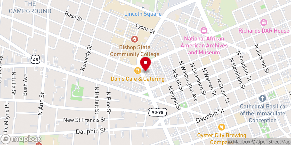 Map showing location of Rightly Dividing the Word Church Inc