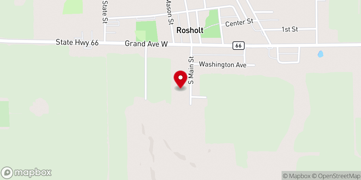 Map showing location of Faith Lutheran Church