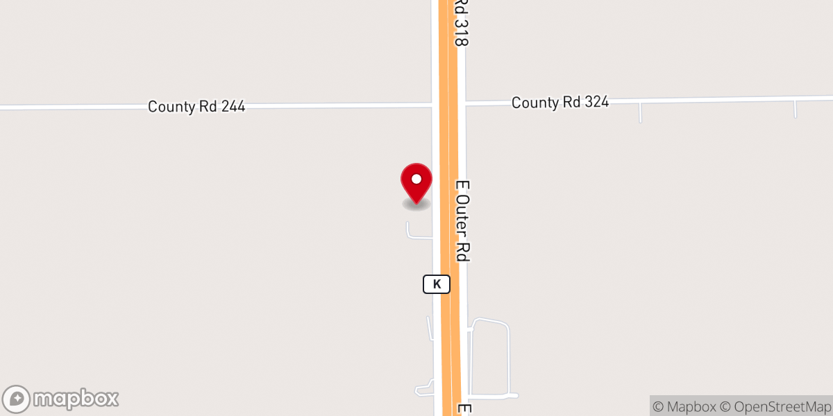 Map showing location of Agape Worship Center