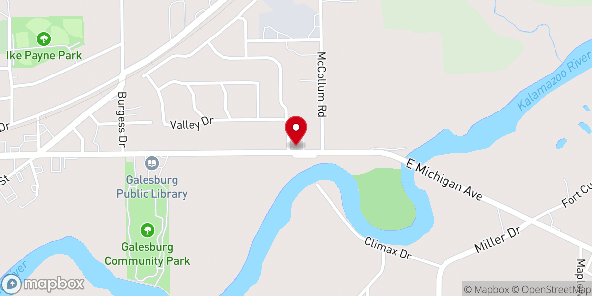 Map showing location of Gale Valley
