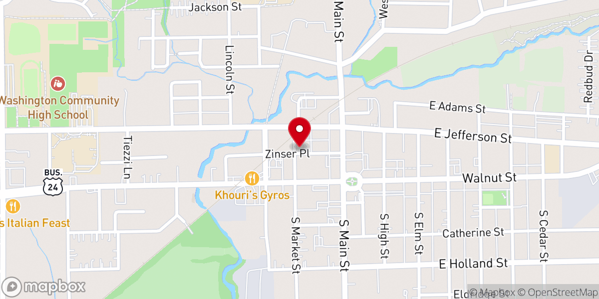 Map showing location of Threads, Hope & Love