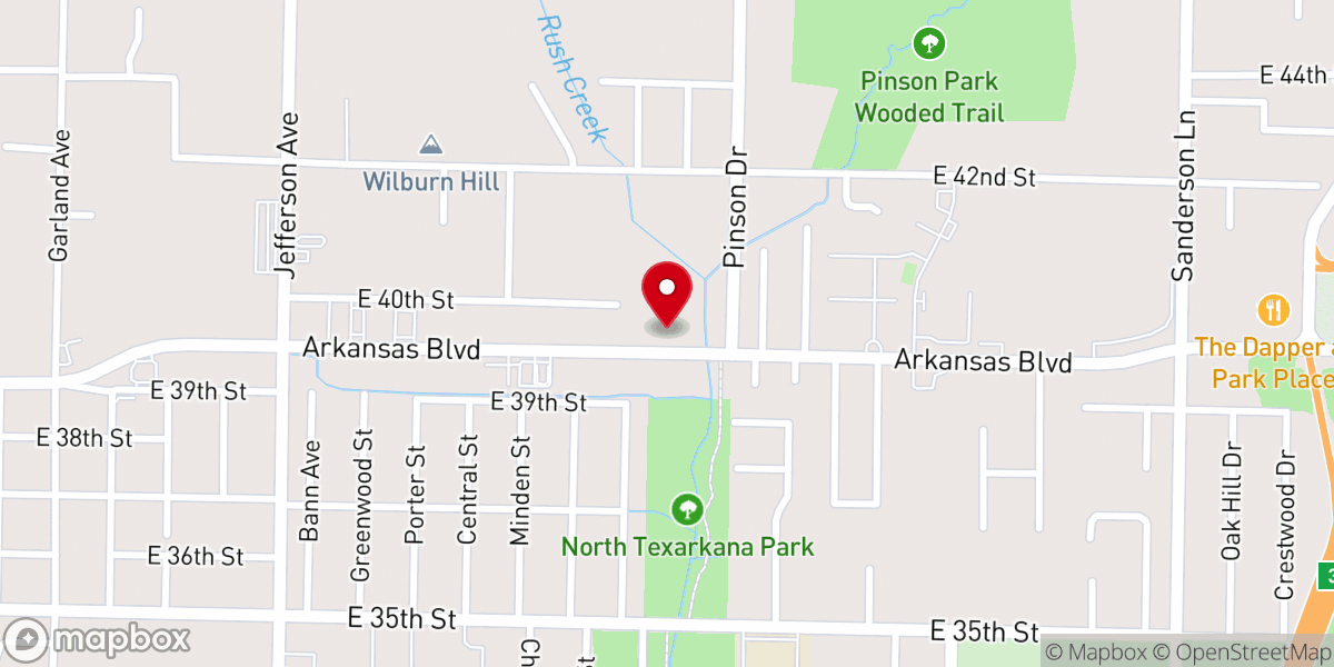 Map showing location of Faith Assembly of God Church - Food Distribution Center