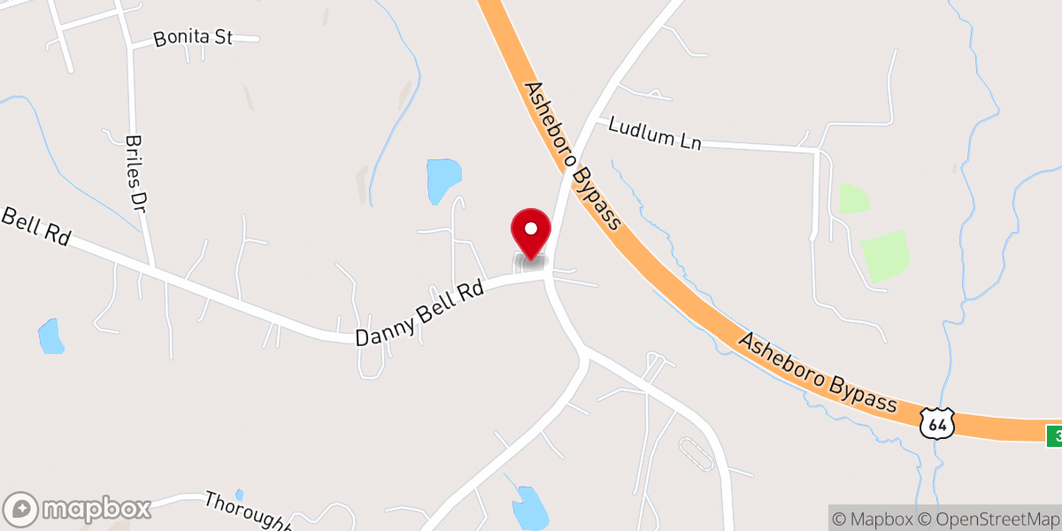 Map showing location of Browers Pilgrim Church