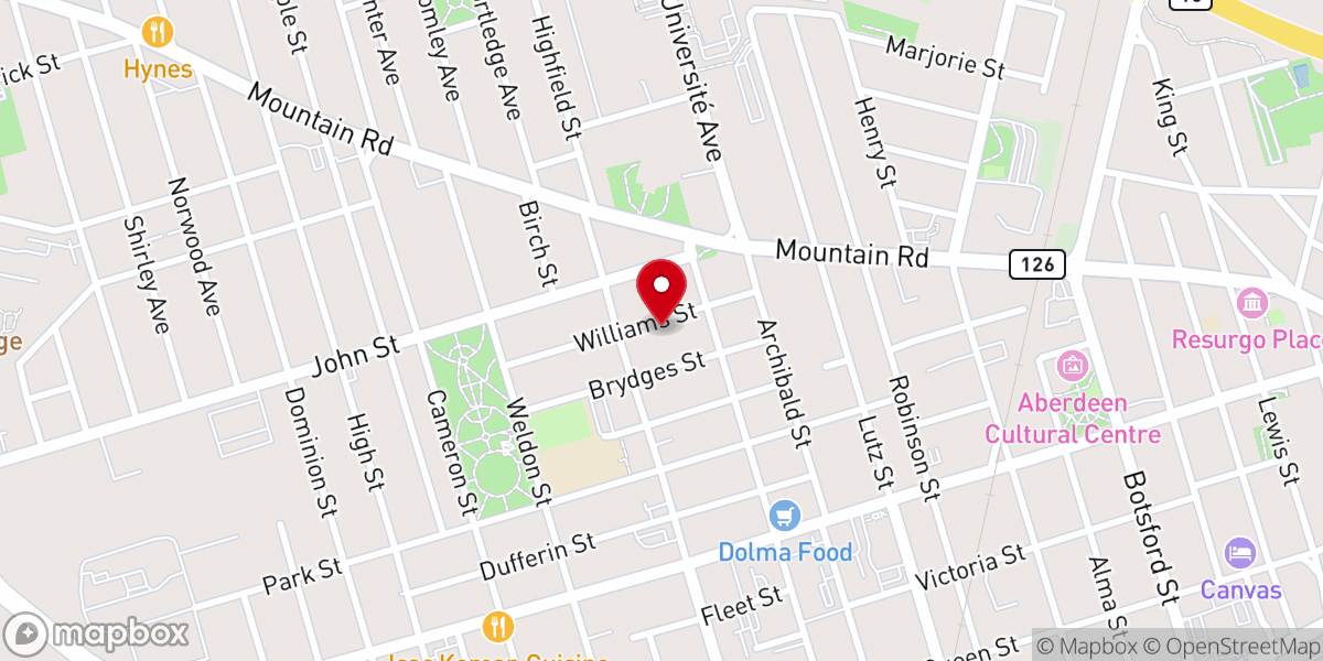 Map showing location of Filles De Jesus