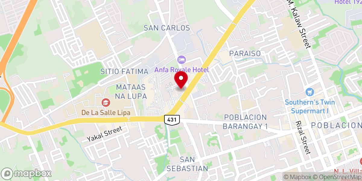 Map showing location of The Church of Jesus Christ of Latter-day Saints
