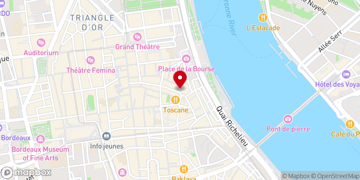 Map showing location of Place Saint-Pierre