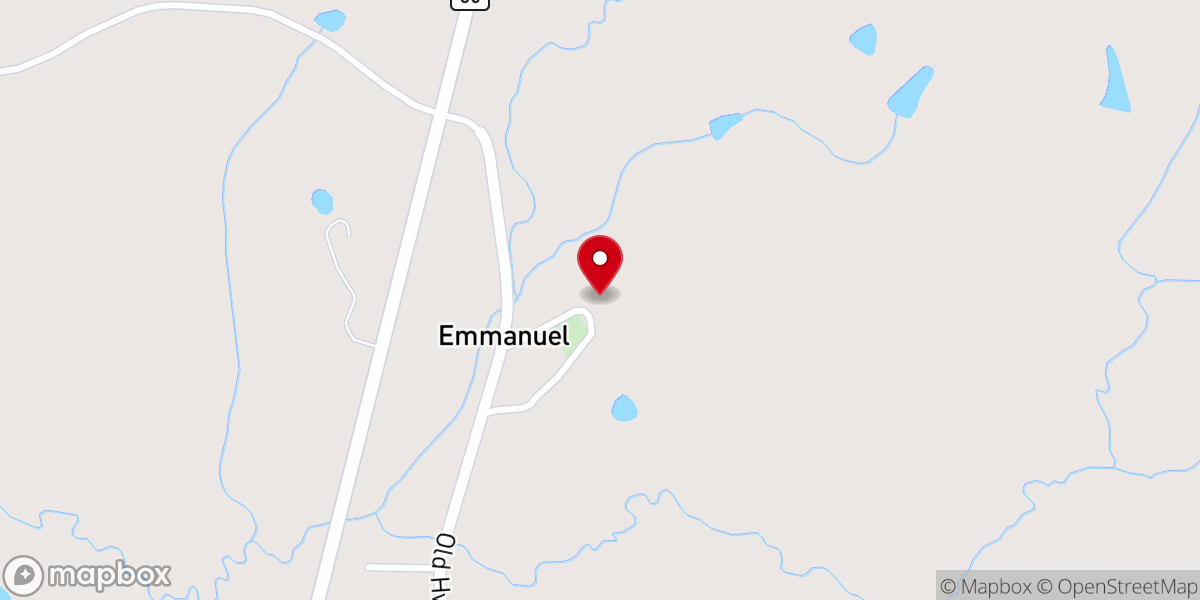 Map showing location of Emmanuel Church