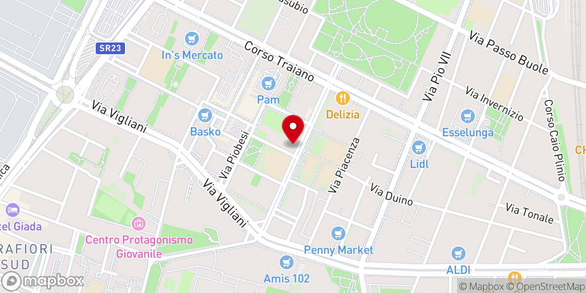 Map showing location of Chiesa Parrocchiale di San Giovanni Maria Vianney